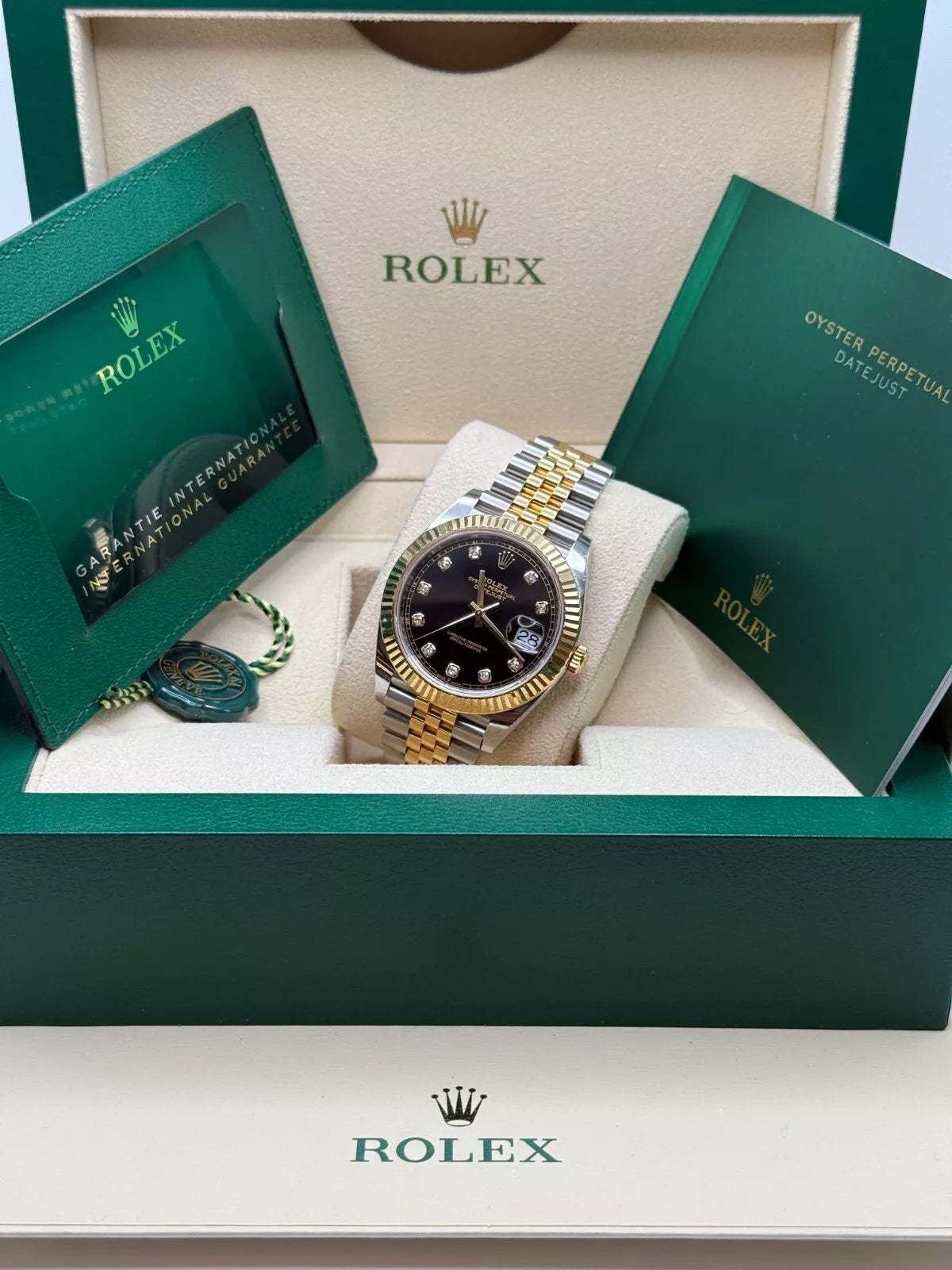 【1:1 Super Clone】  Datejust 36mm 126233 Custom Black Dial Jubilee Bracelet Watch