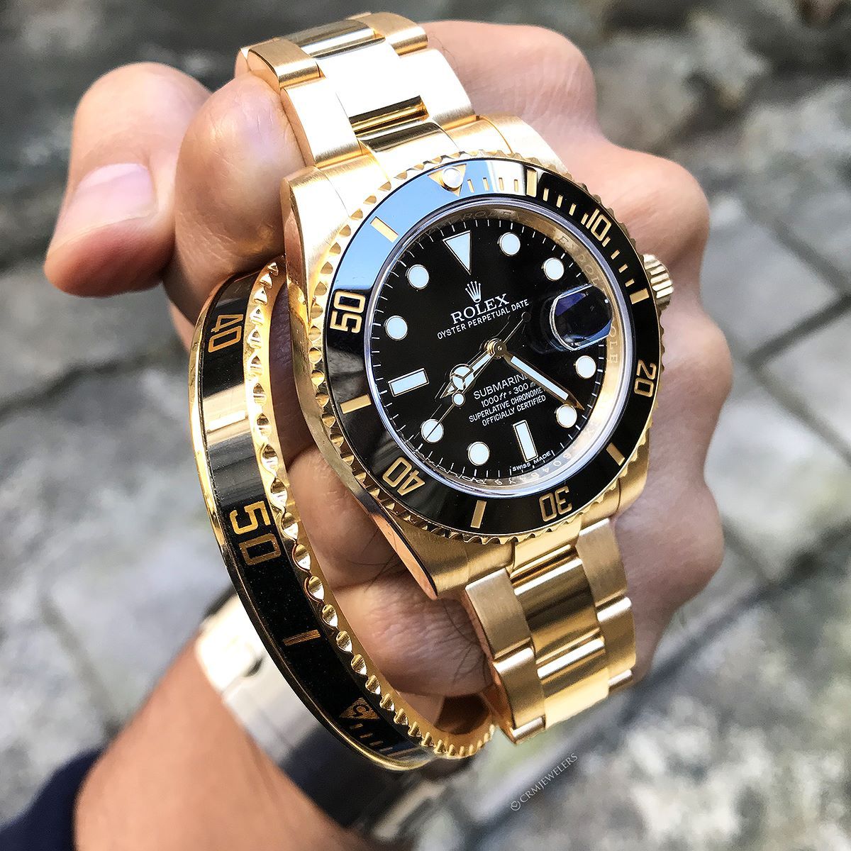 🔥Hot Sale🔥【1:1 Super Clone】Rolex Perpetual Submariner Date 41mm Blue Dial Yellow Gold 126618LB