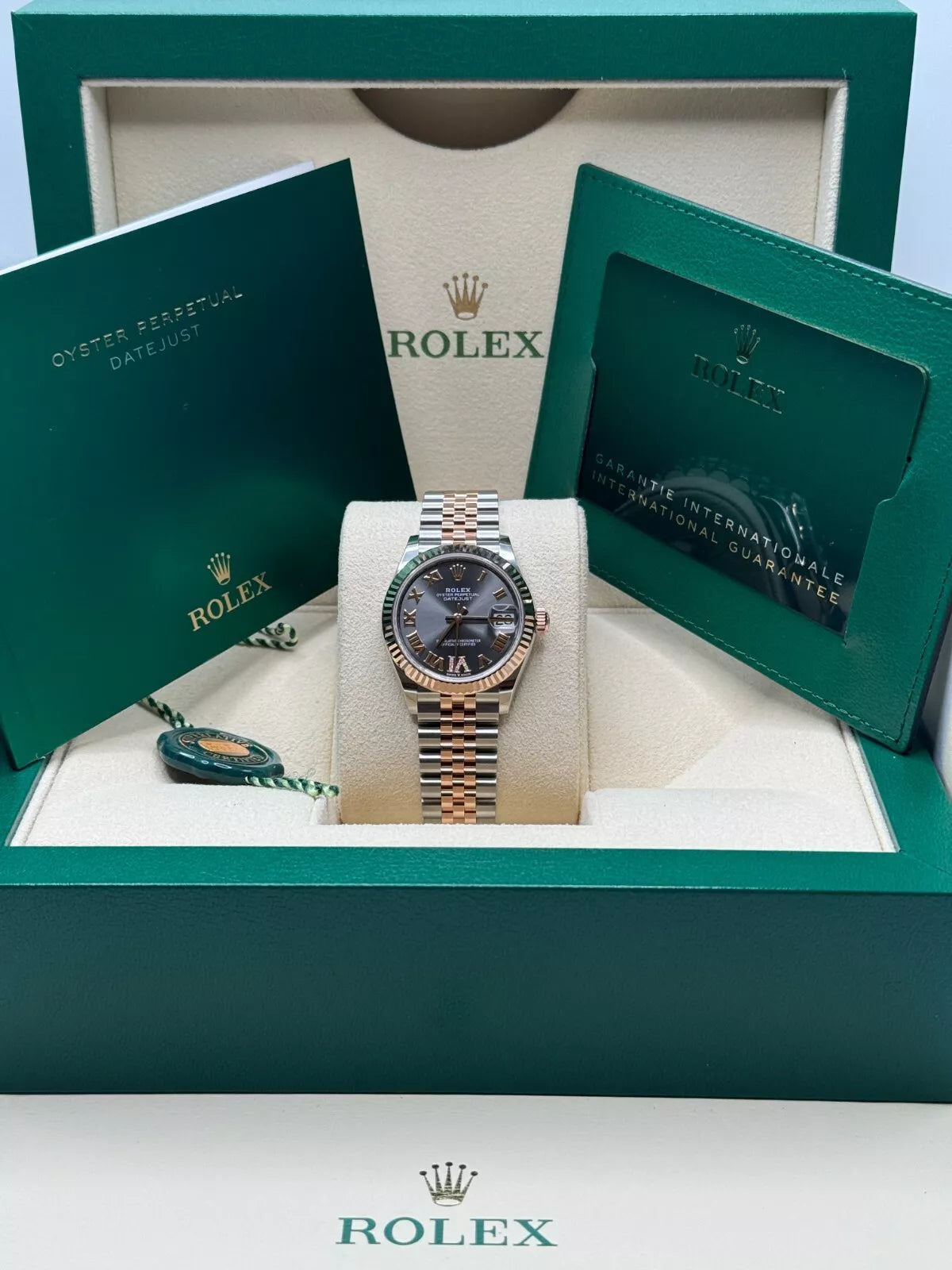 【1:1 Super Clone】 Datejust m278271-0029/0030 Slate 31mm Dial Oyster Bracelet Watch