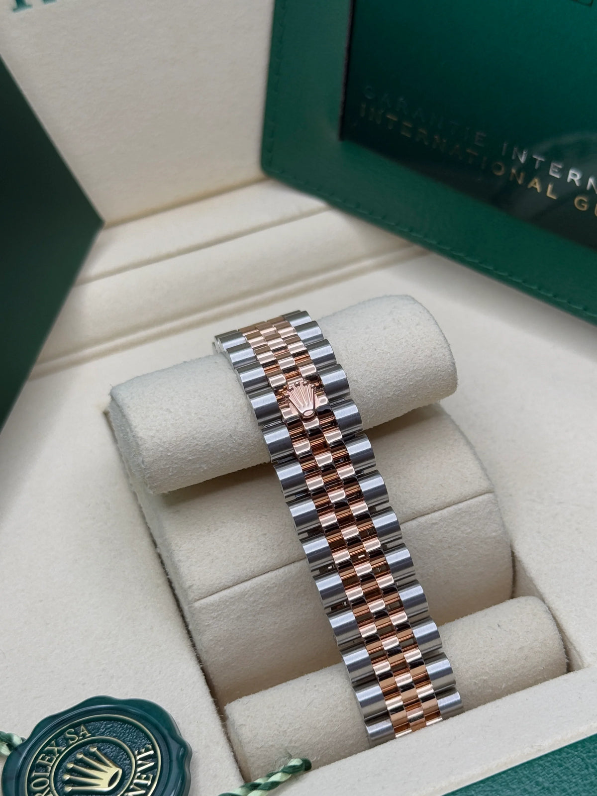 【1:1 Super Clone】 Datejust m278381-0027/0028 Chocolate Diamond 31mm Dial Diamond-Set Bezel and Oyster Bracelet Watch