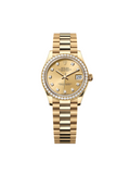 【1:1 Super Clone】 Datejust m278288RBR-0005 Champagne 31mm Dial President Bracelet Watch