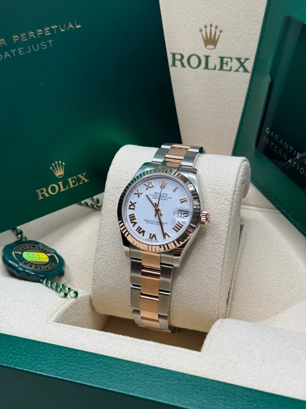 【1:1 Super Clone】 Datejust m278271-0001/0002 White 31mm Dial Oyster Bracelet Watch