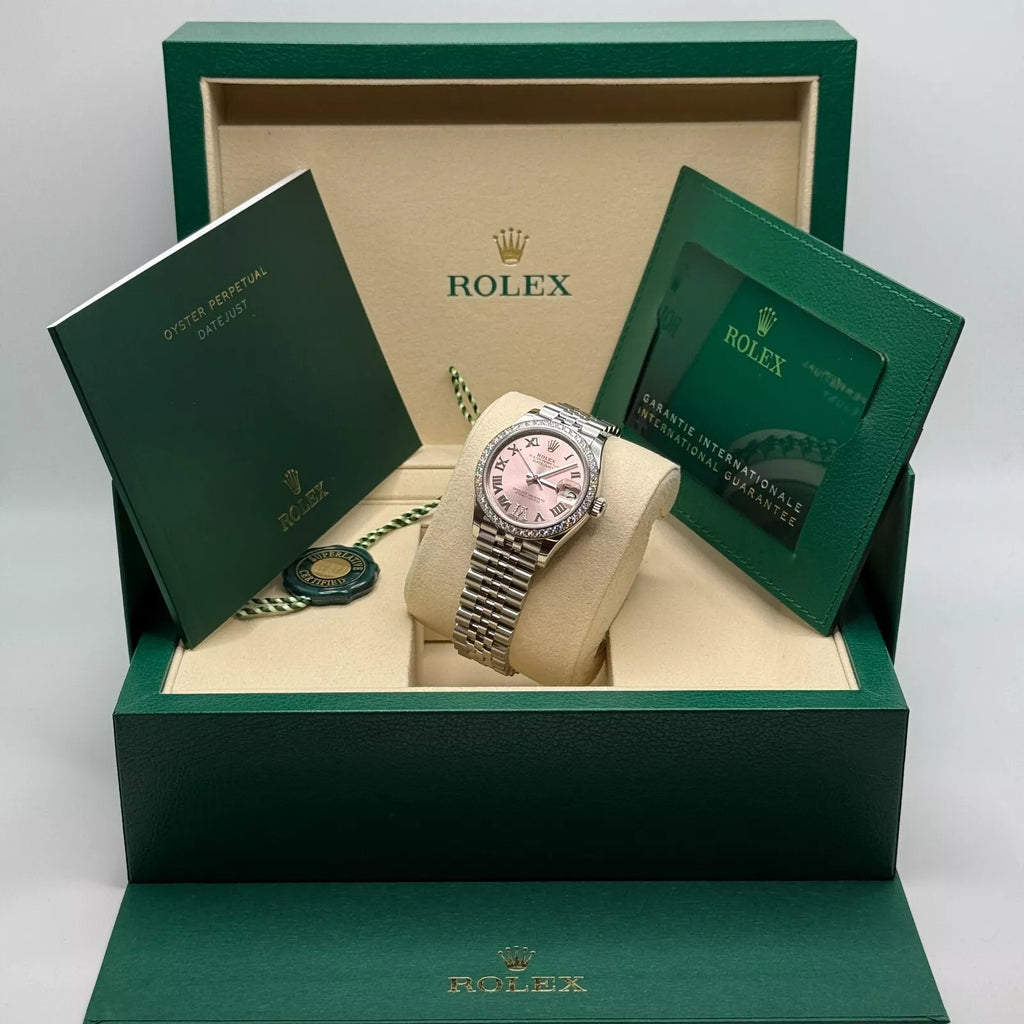 【1:1 Super Clone】 Datejust m278384RBR-0027/0028 Pink 31mm Dial Oyster Watch
