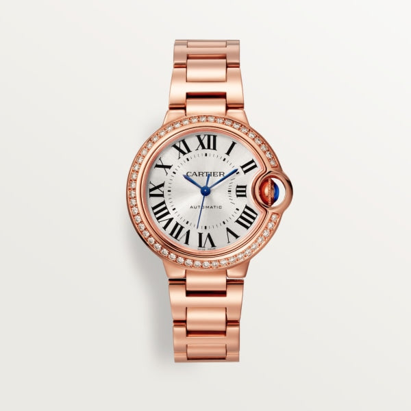 【1:1 Super Clone】BALLON BLEU Diamond Rose Gold 33mm