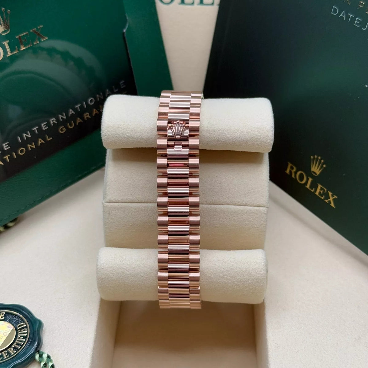 【1:1 Super Clone】 Lady-Datejust 28mm 279175 Mother-of-Pearl Dial President Everose Gold