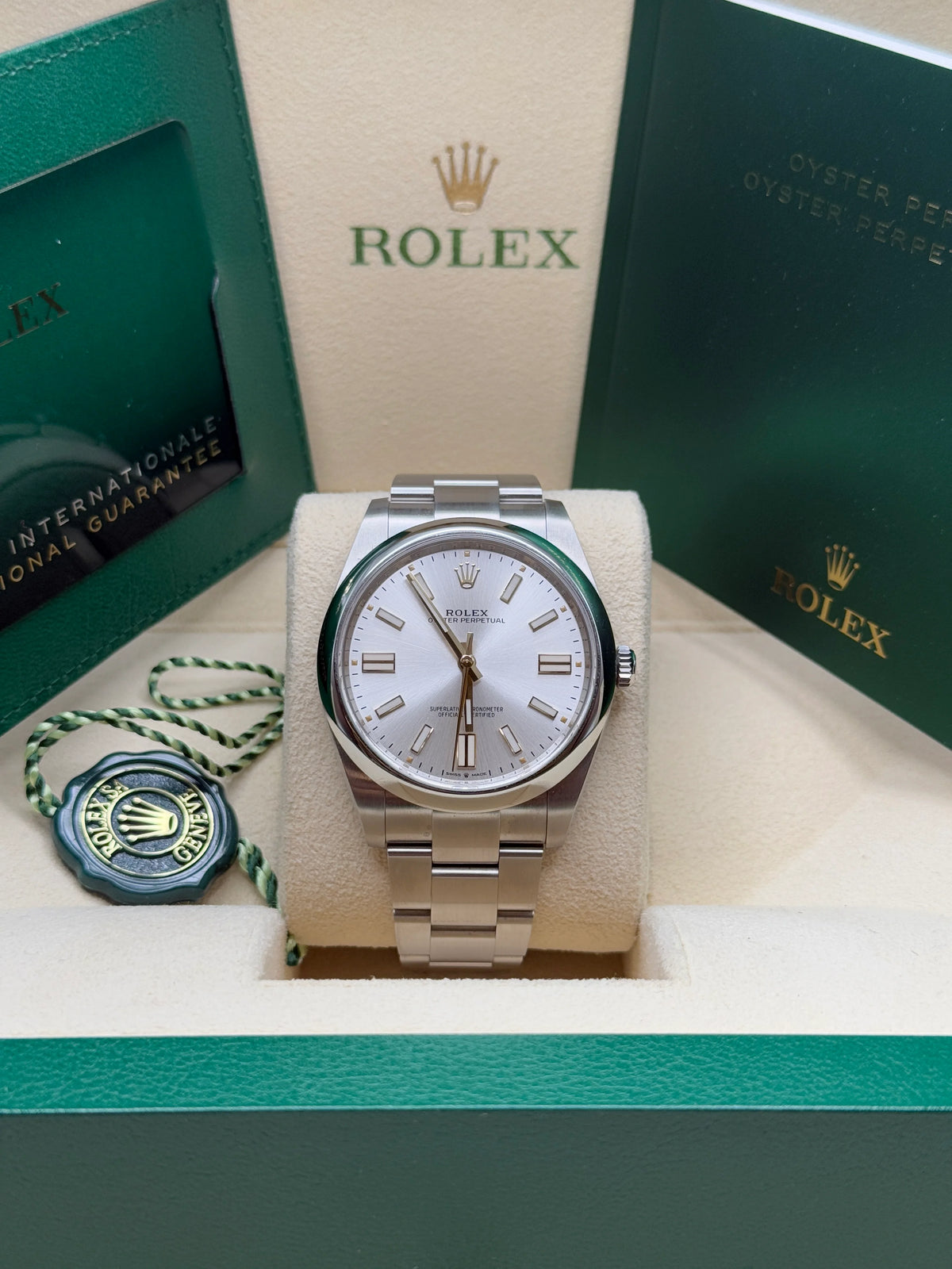 【1:1 Super Clone】 Oyster Perpetual 36mm 126000-0001 Silver Dial Oyster Bracelet