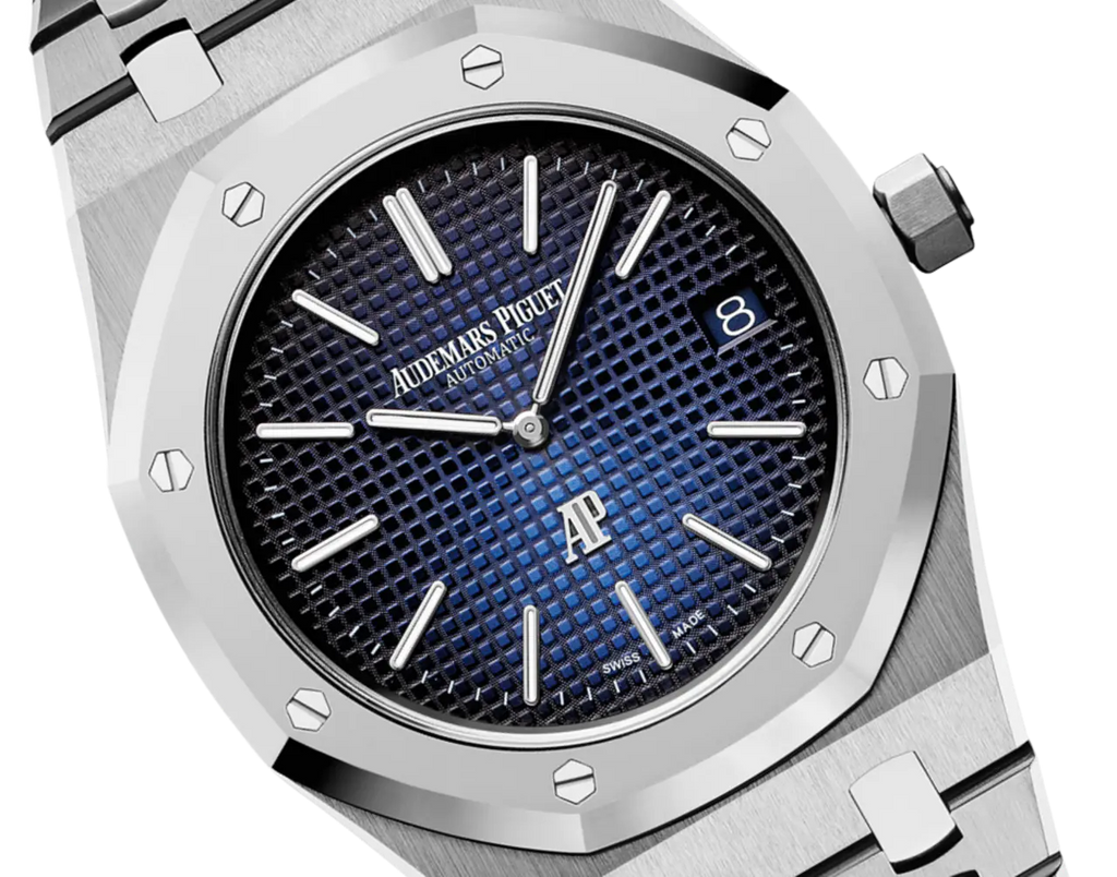 【1:1 Super Clone】A&P ROYAL OAK “JUMBO” Smoked Blue Dial 39mm