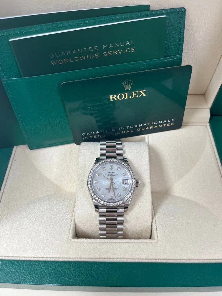 【1:1 Super Clone】 Datejust m278289RBR-0005 31mm Datejust Diamond Bezel MOP Dial