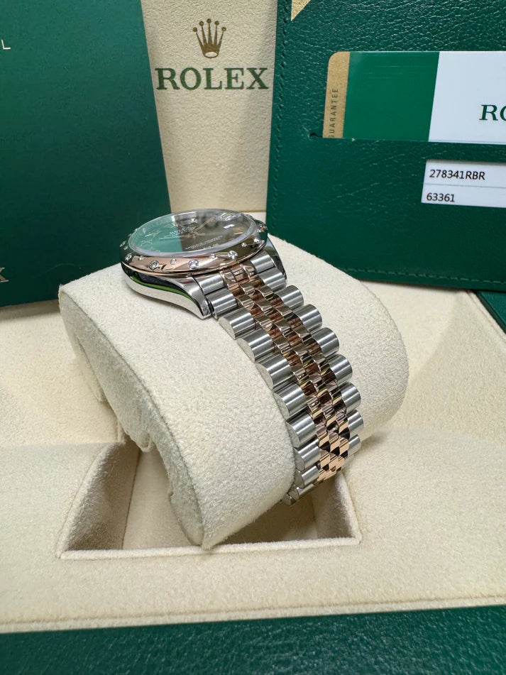 【1:1 Super Clone】 Datejust m278341-0029/0030 Slate Dial 31mm Dial Oyster Bracelet