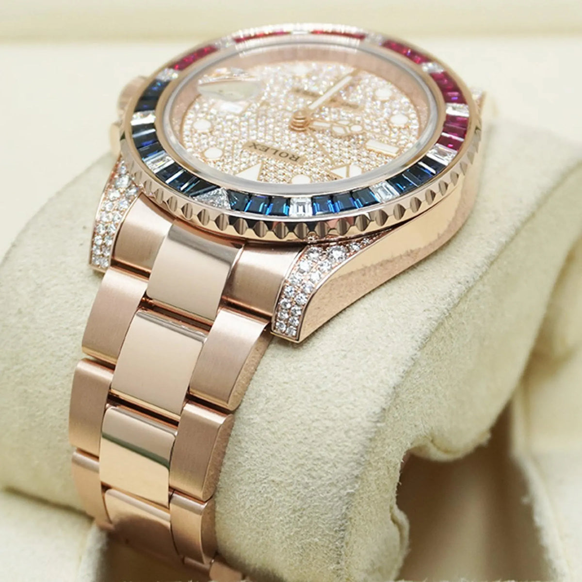 【1:1 Super Clone】 GMT-Master II 40mm 126755SARU-PAVE