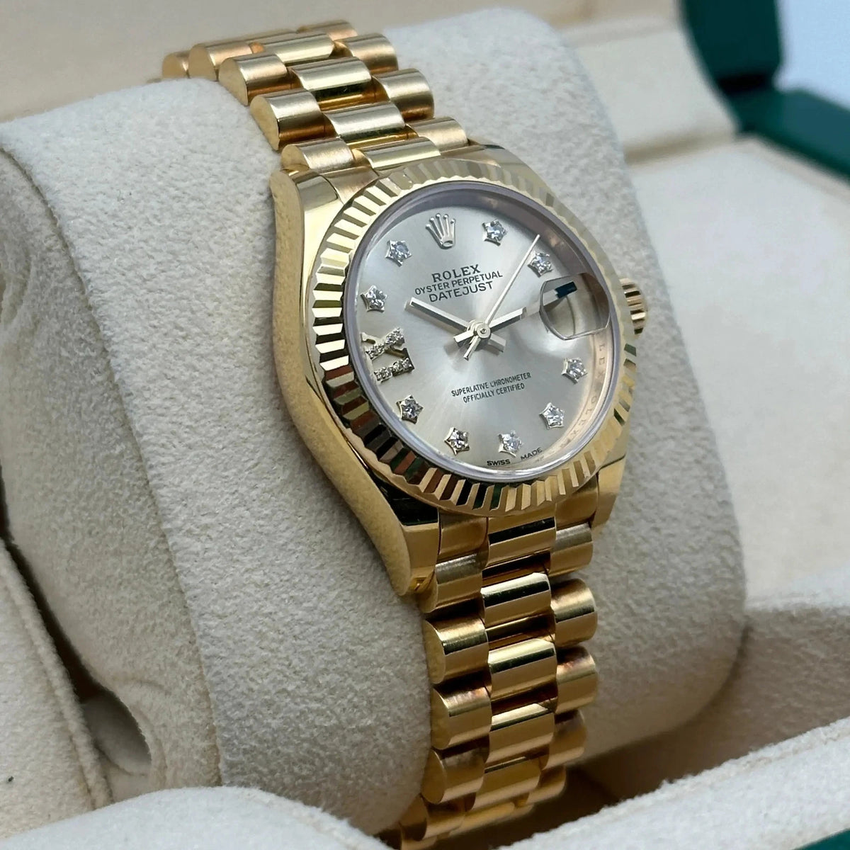 【1:1 Super Clone】 Lady-Datejust 28mm 279178  Champagne Diamond Dial