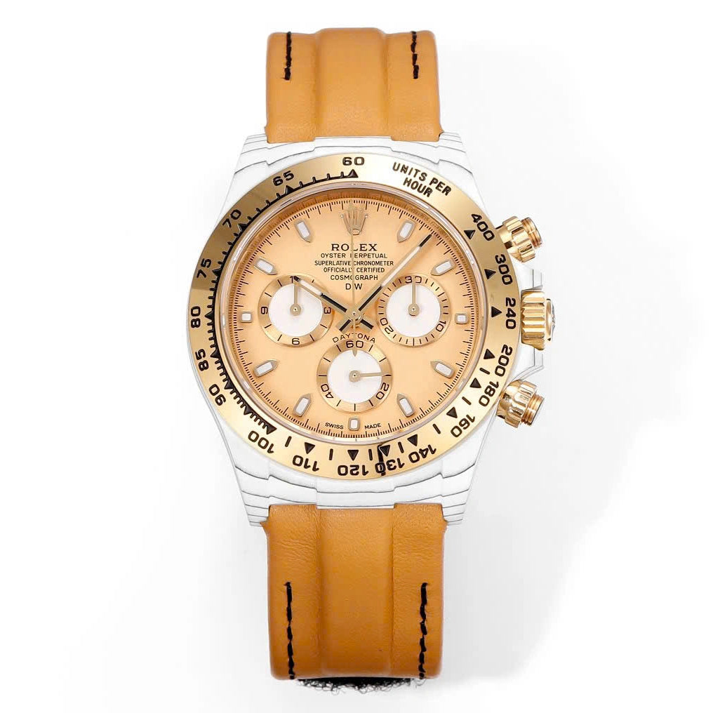 【1:1 Super Clone】Rolex Cosmograph Daytona DIW Golden Essence 40mm Replica 1:1 – Top Quality Version