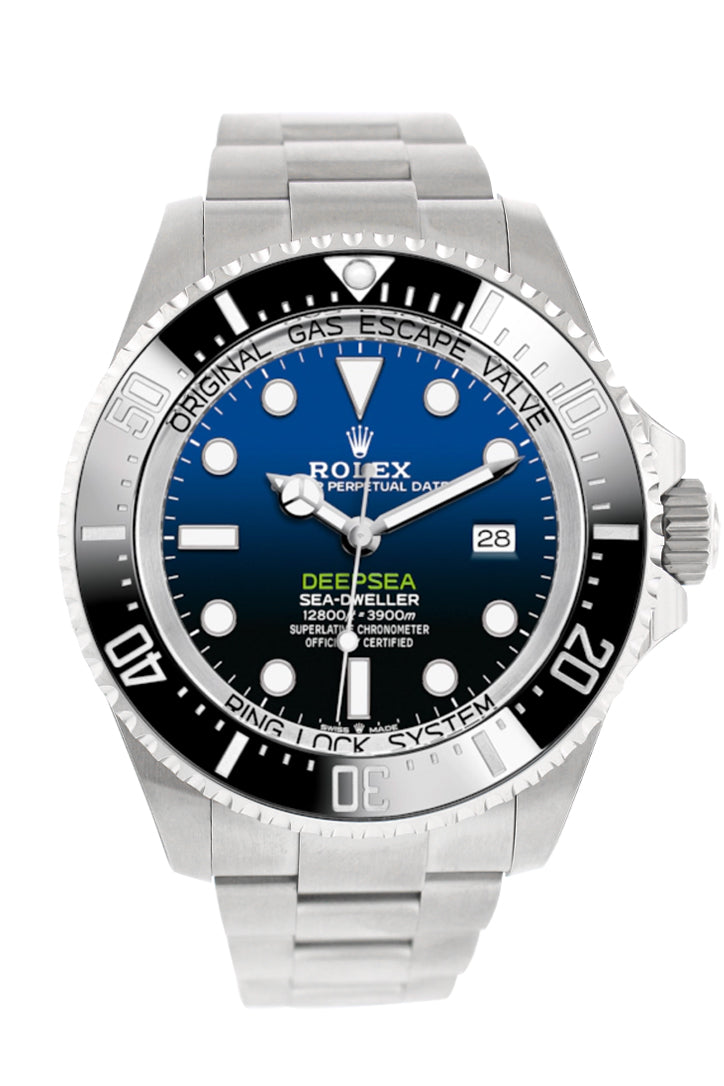 🔥Hot Sale🔥【1:1 Super Clone】Rolex Deepsea Sea-Dweller D-Blue 44 Dial Automatic Men's Stainless Steel Oyster Watch 126660