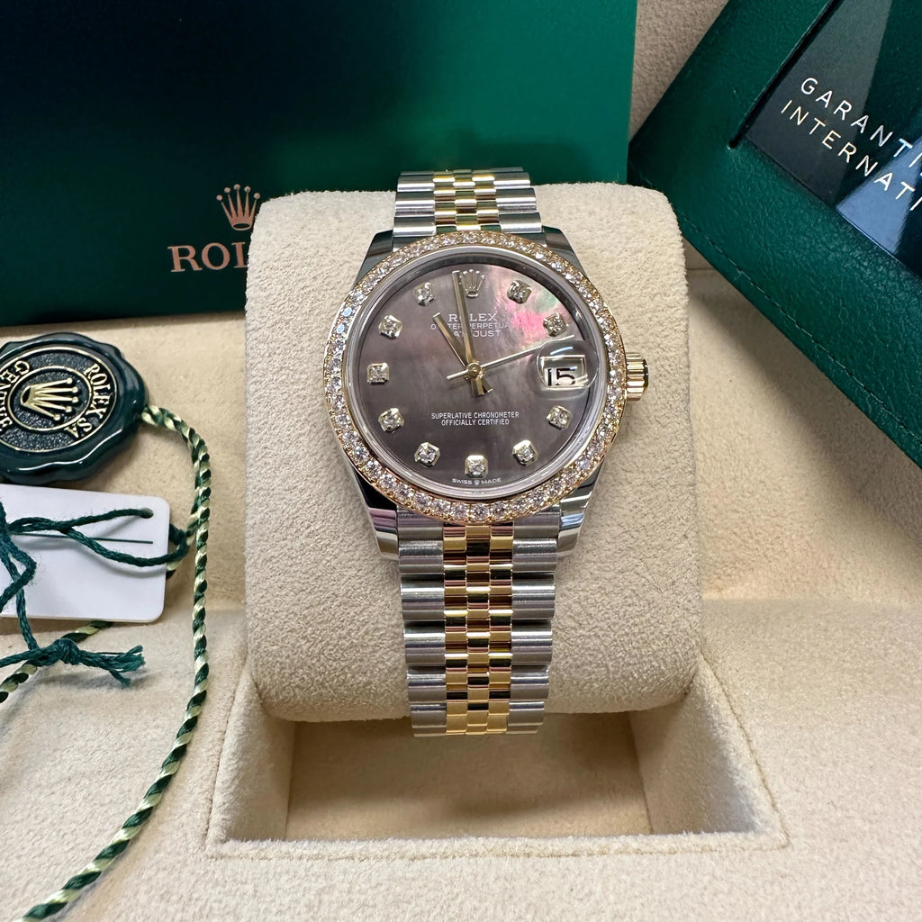 【1:1 Super Clone】 Datejust m278383-0023/0024 31mm Mother of Pearl Dial Oyster Bracelet