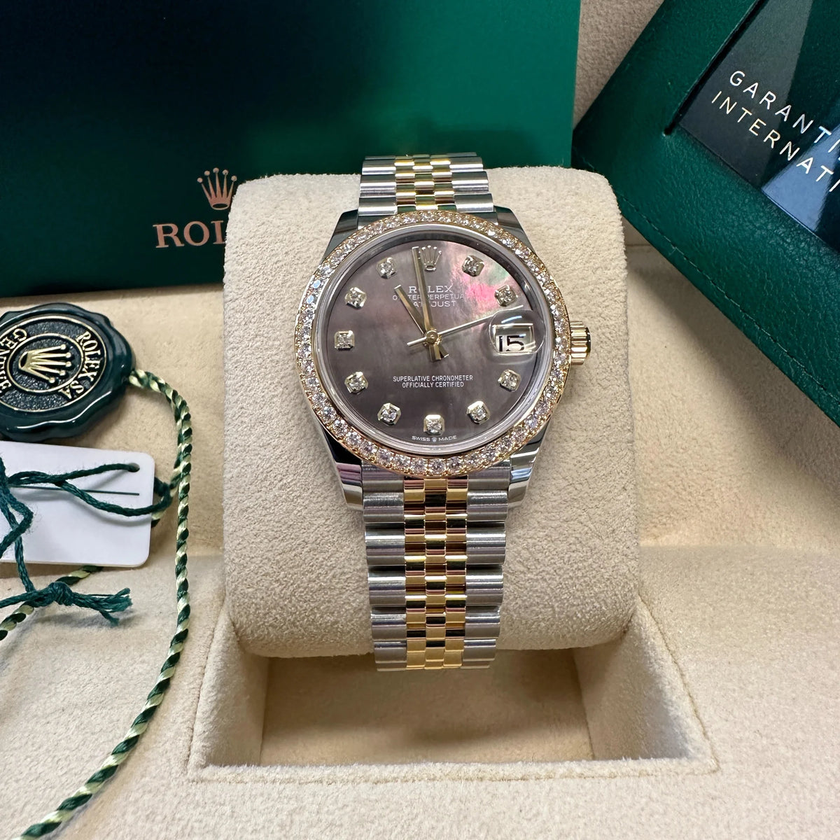 【1:1 Super Clone】 Datejust m278383-0023/0024 31mm Mother of Pearl Dial Oyster Bracelet