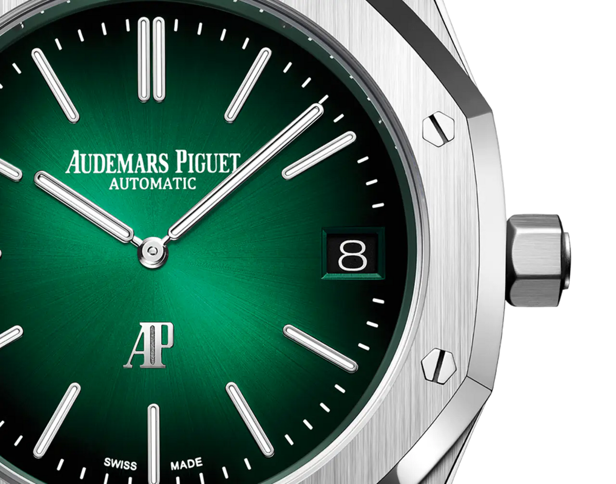 【1:1 Super Clone】A&P ROYAL OAK “JUMBO” Smoked Green Dial 39mm