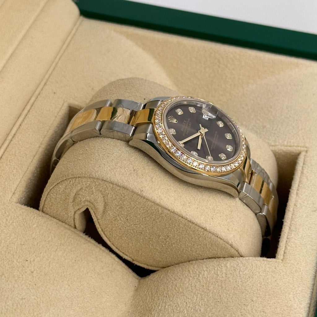 【1:1 Super Clone】 Datejust m278383RBR-0021/0022 31mm Dark Grey Dial Oyster Bracelet