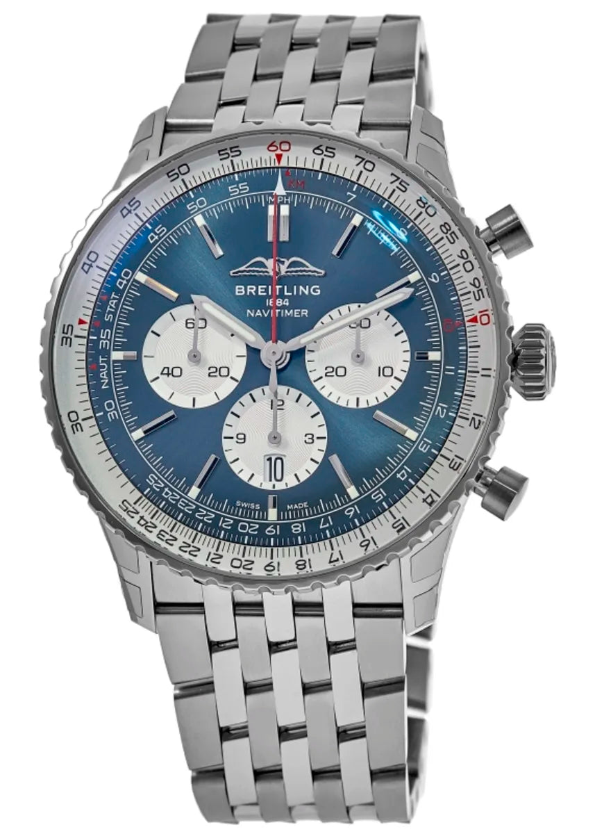 【1:1 Super Clone】Breitling AB0137211C1A1 Navitimer B01 Blue Dial - Νew