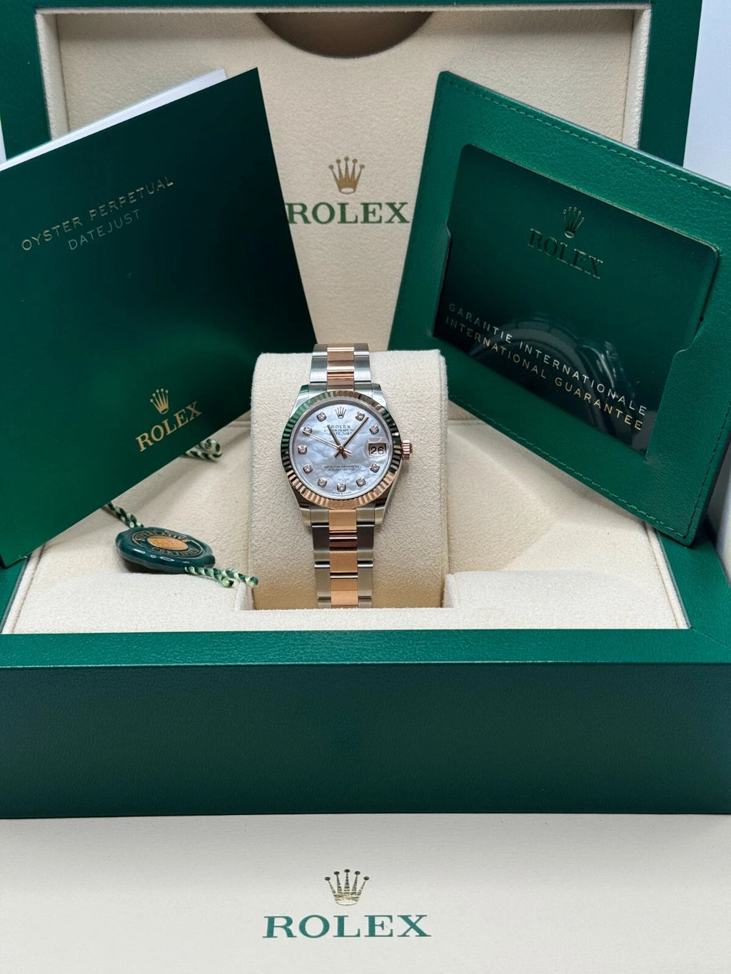 【1:1 Super Clone】 Datejust m278271-0025/0026 White Mother-of-Pearl 31mm Dial Oyster Bracelet Watch