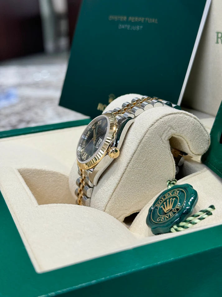 【1:1 Super Clone】 Datejust m278273-0015/0016 31mm Olive Green Dial Stainless Steel and Yellow Gold Oyster Watch