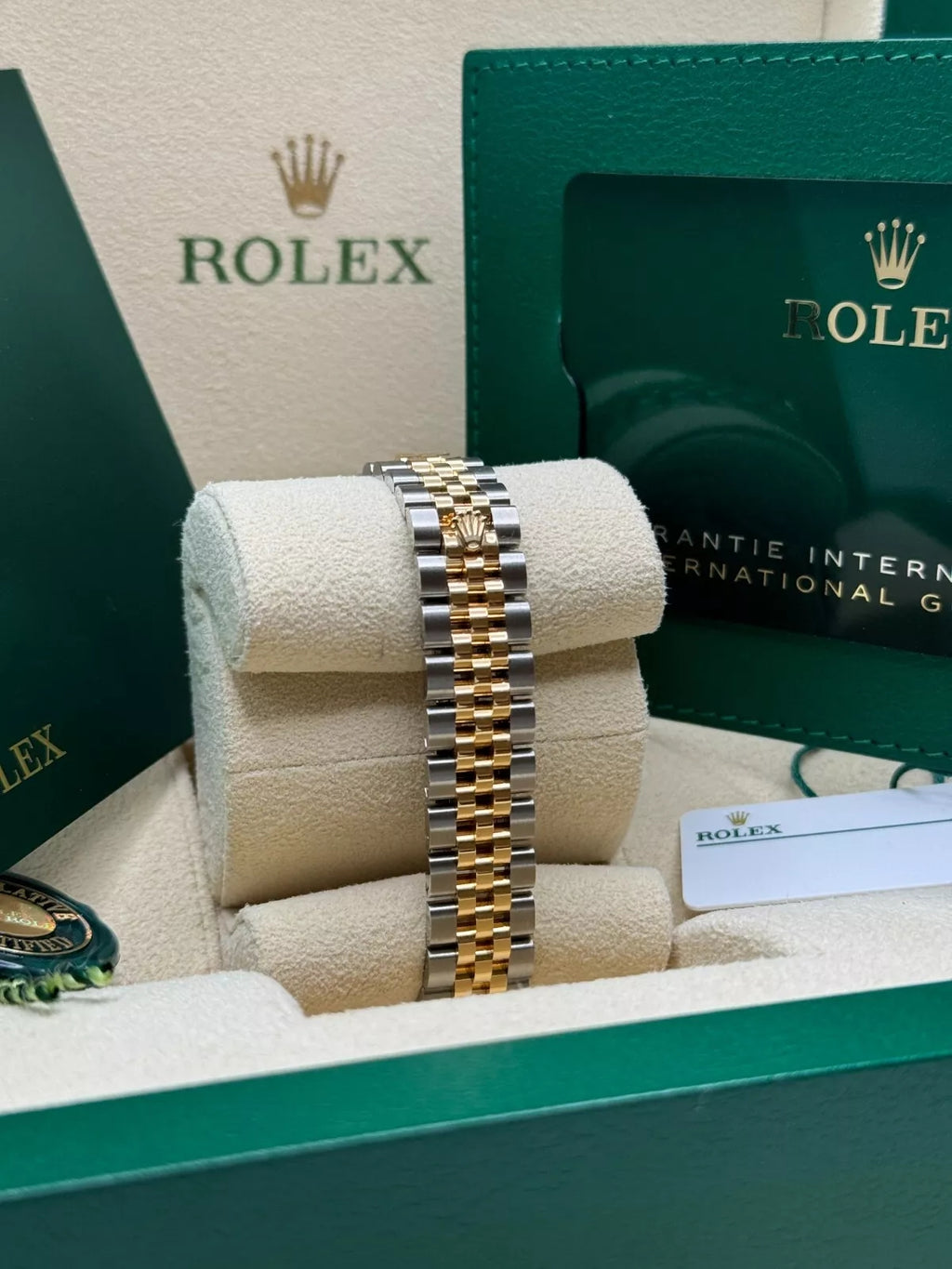 【1:1 Super Clone】 Lady-Datejust 28mm 279383RBR Champagne Roman Dial Yellow Rolesor Oyster Bracelet