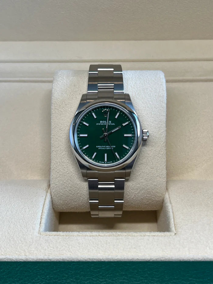 【1:1 Super Clone】 Oyster Perpetual 31mm 277200-0006 Green Dial Oyster Bracelet Watch