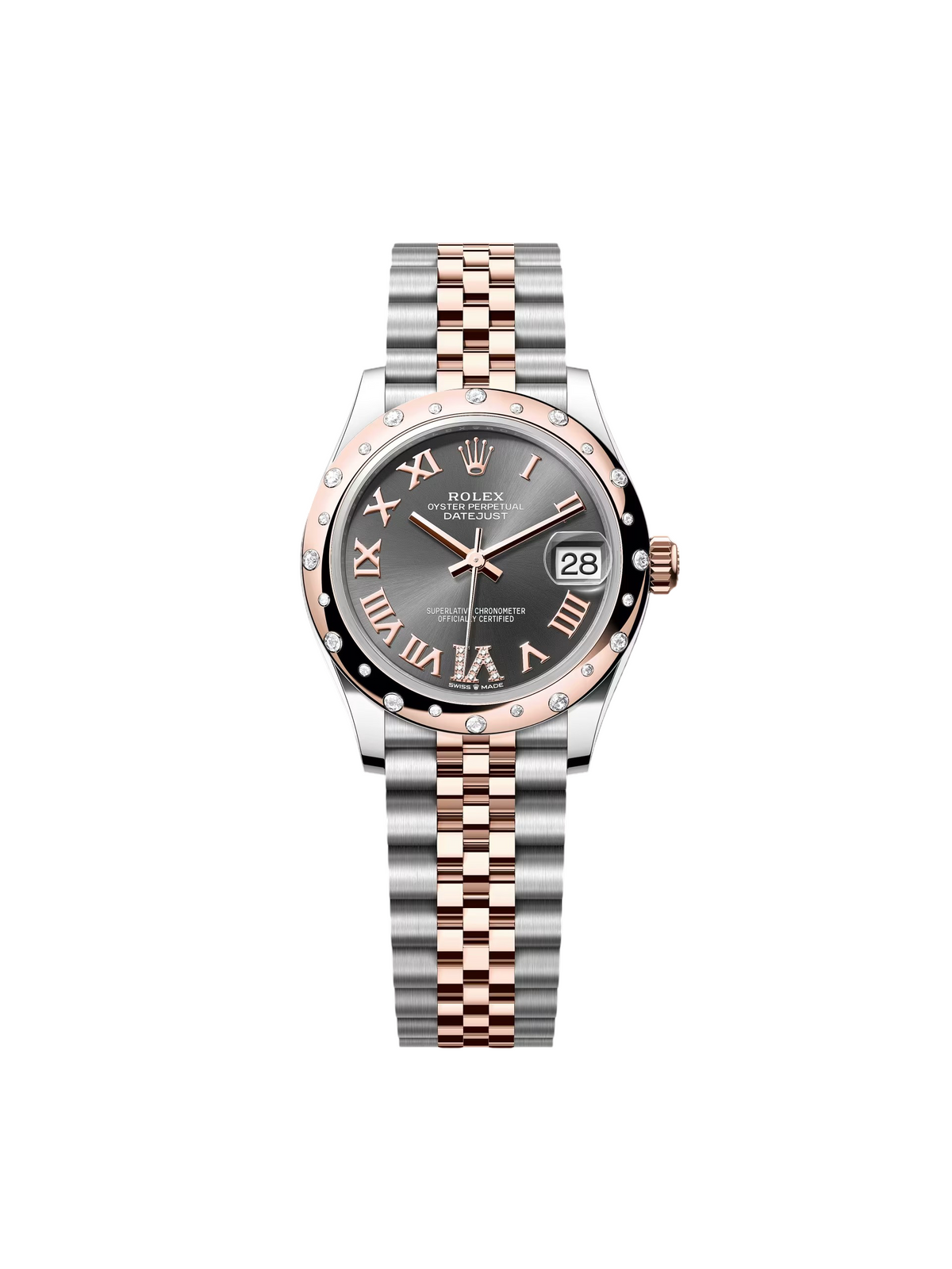 【1:1 Super Clone】 Datejust m278341-0029/0030 Slate Dial 31mm Dial Oyster Bracelet