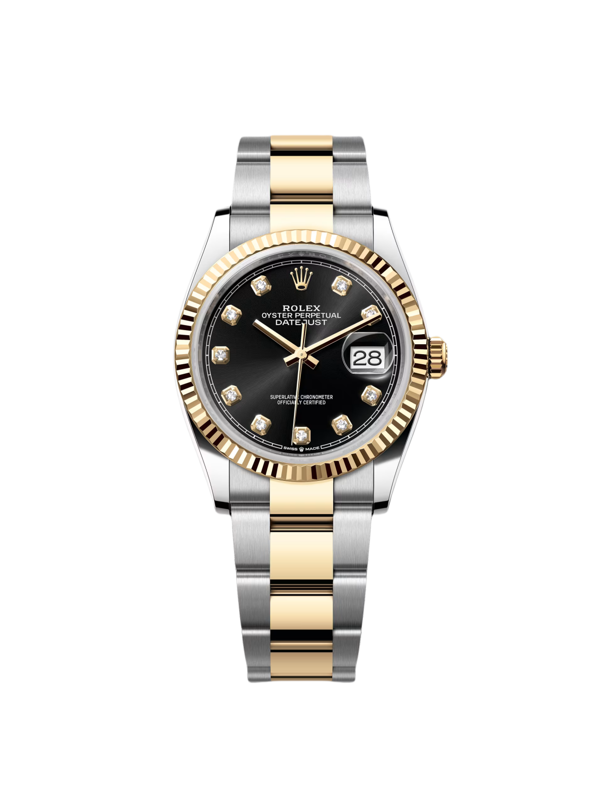 【1:1 Super Clone】  Datejust 36mm 126233 Custom Black Dial Jubilee Bracelet Watch