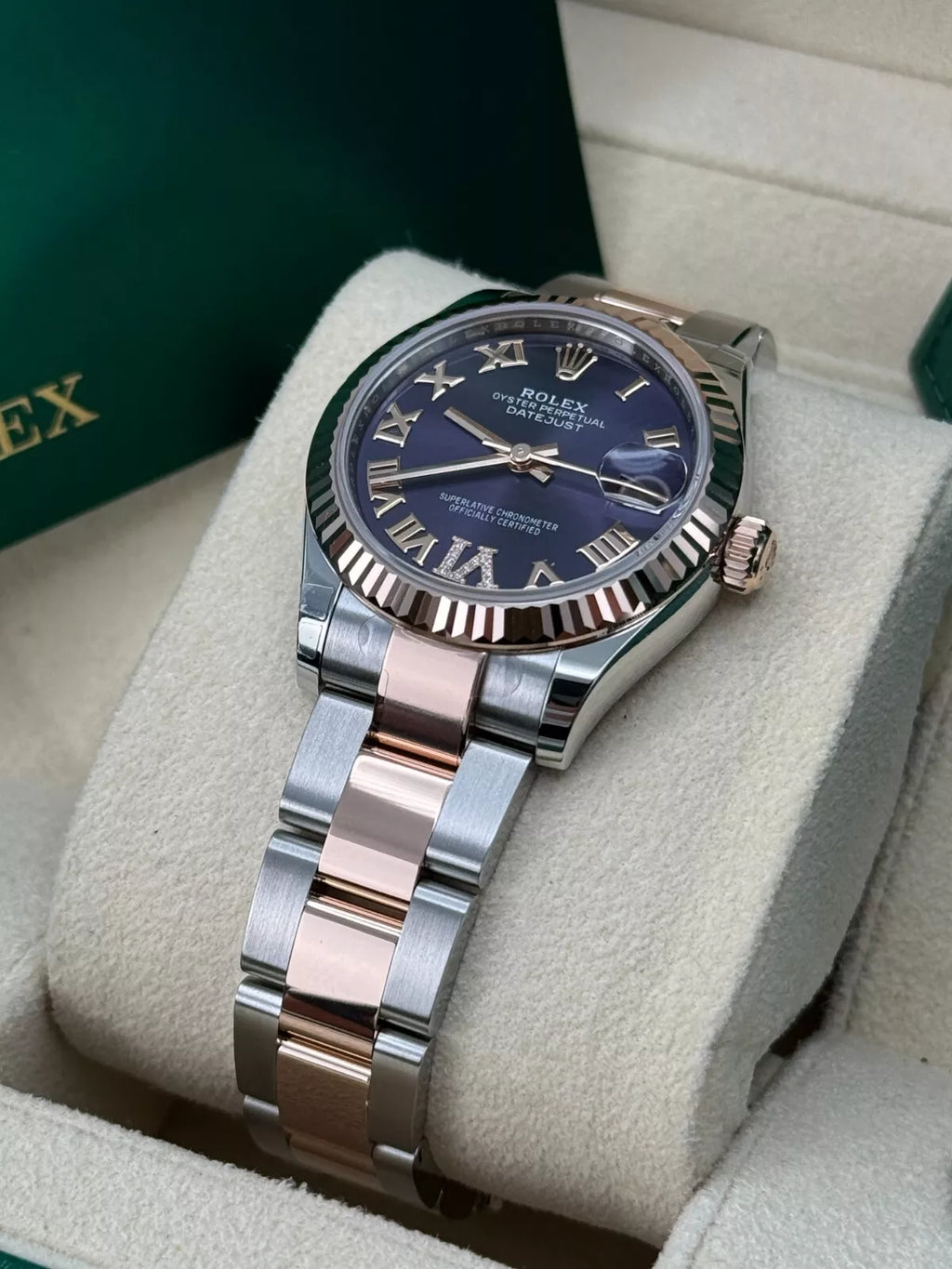 【1:1 Super Clone】 Datejust m278271-0019/0020 Aubergine 31mm Dial Oyster Bracelet Watch