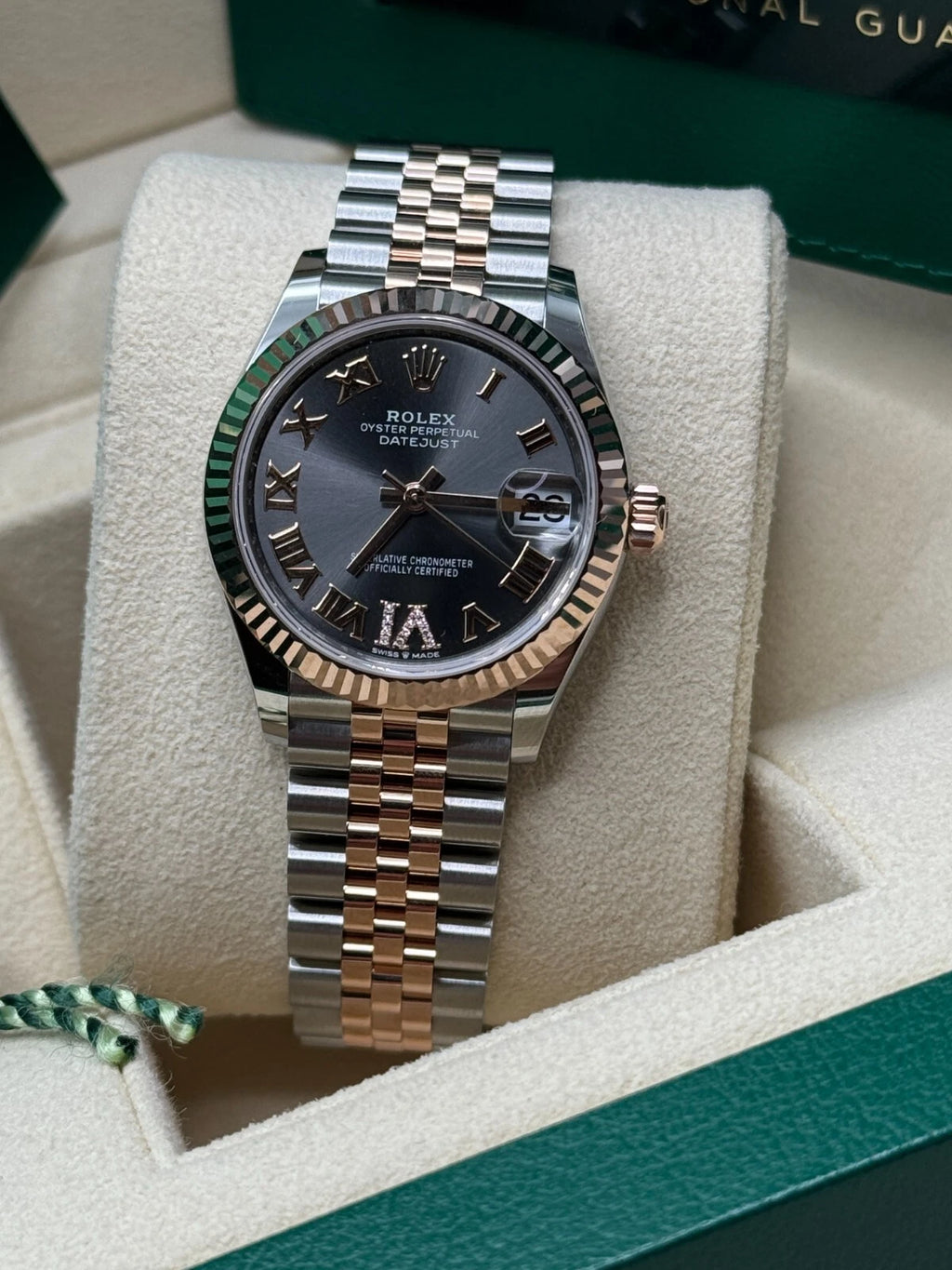 【1:1 Super Clone】 Datejust m278271-0029/0030 Slate 31mm Dial Oyster Bracelet Watch