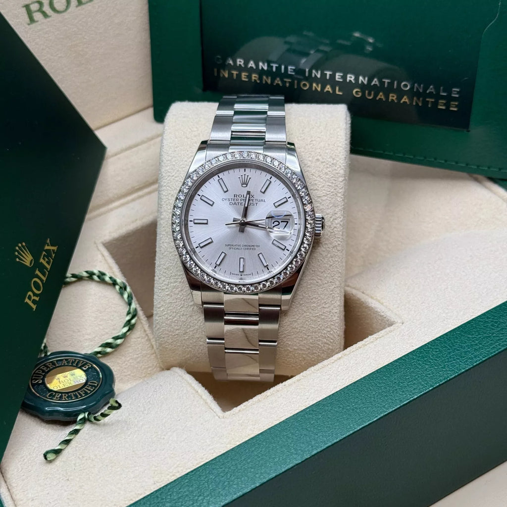 【1:1 Super Clone】  Datejust 36mm 126284 Silver Dial  Watch