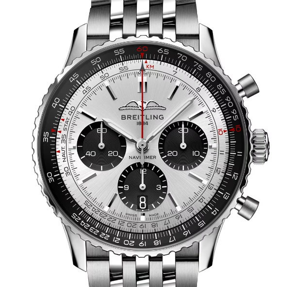 【1:1 Super Clone】Breitling AB0138241G1A1 Navitimer B01 Silver Dial