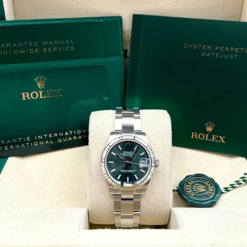 【1:1 Super Clone】 Datejust m278274-0017/0018 Green Dial 31mm Oyster Watch