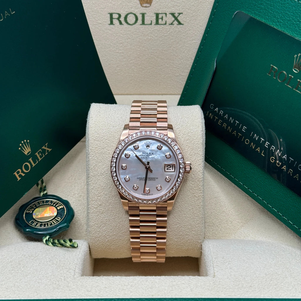 【1:1 Super Clone】 Datejust m278285RBR-0005 Mother-of-Pearl 31mm Dial