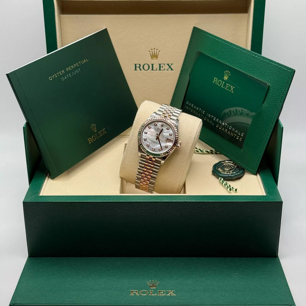 【1:1 Super Clone】 Datejust m278271-0025/0026 White Mother-of-Pearl 31mm Dial Oyster Bracelet Watch