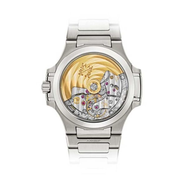【1:1 Super Clone】Patek Philippe Nautilus Blue Tinted Mother Of Pearl Dial Automatic Ladies Diamond Watch 7018/1A-010