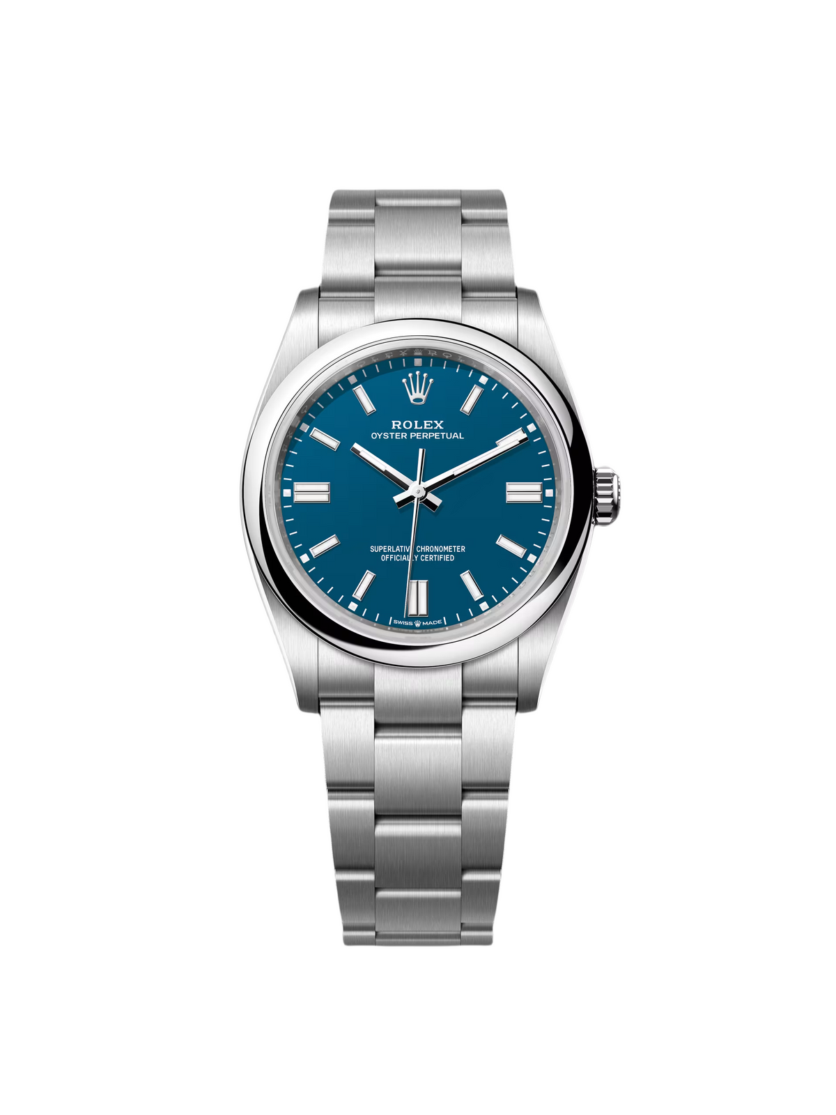 【1:1 Super Clone】 Oyster Perpetual 36mm 126000-0015 Blue Dial Stainless Steel Oyster Bracelet