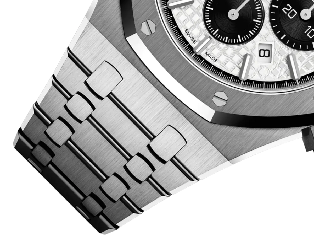 【1:1 Super Clone】A&P ROYAL OAK PANDA White Dial CHRONOGRAPH 41mm