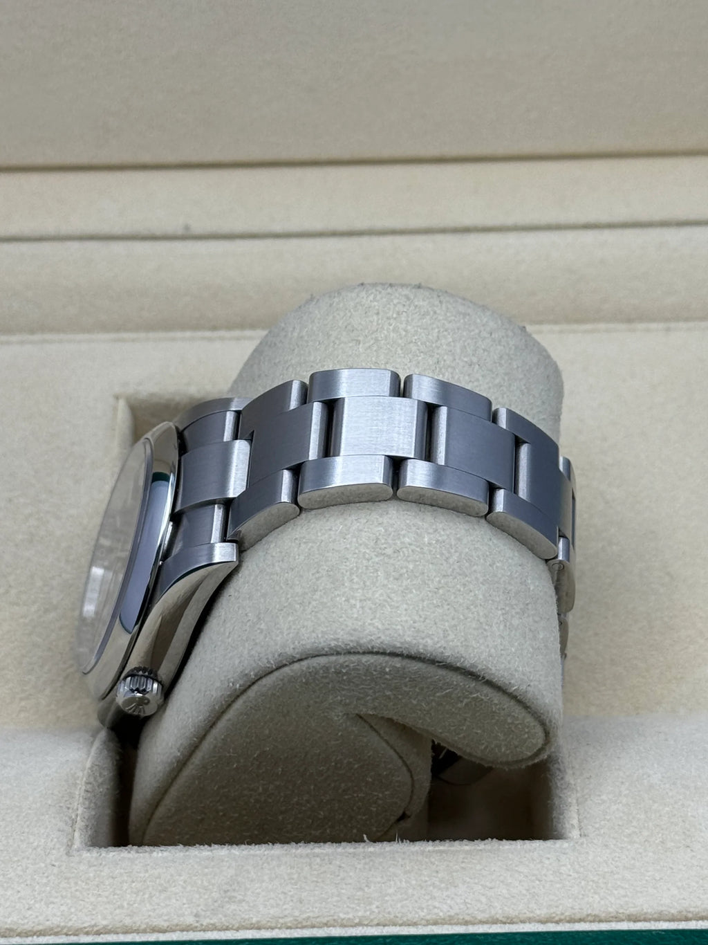 【1:1 Super Clone】 Oyster Perpetual 34mm 124200 Black Dial Oyster Stainless Steel Bracelet Watch