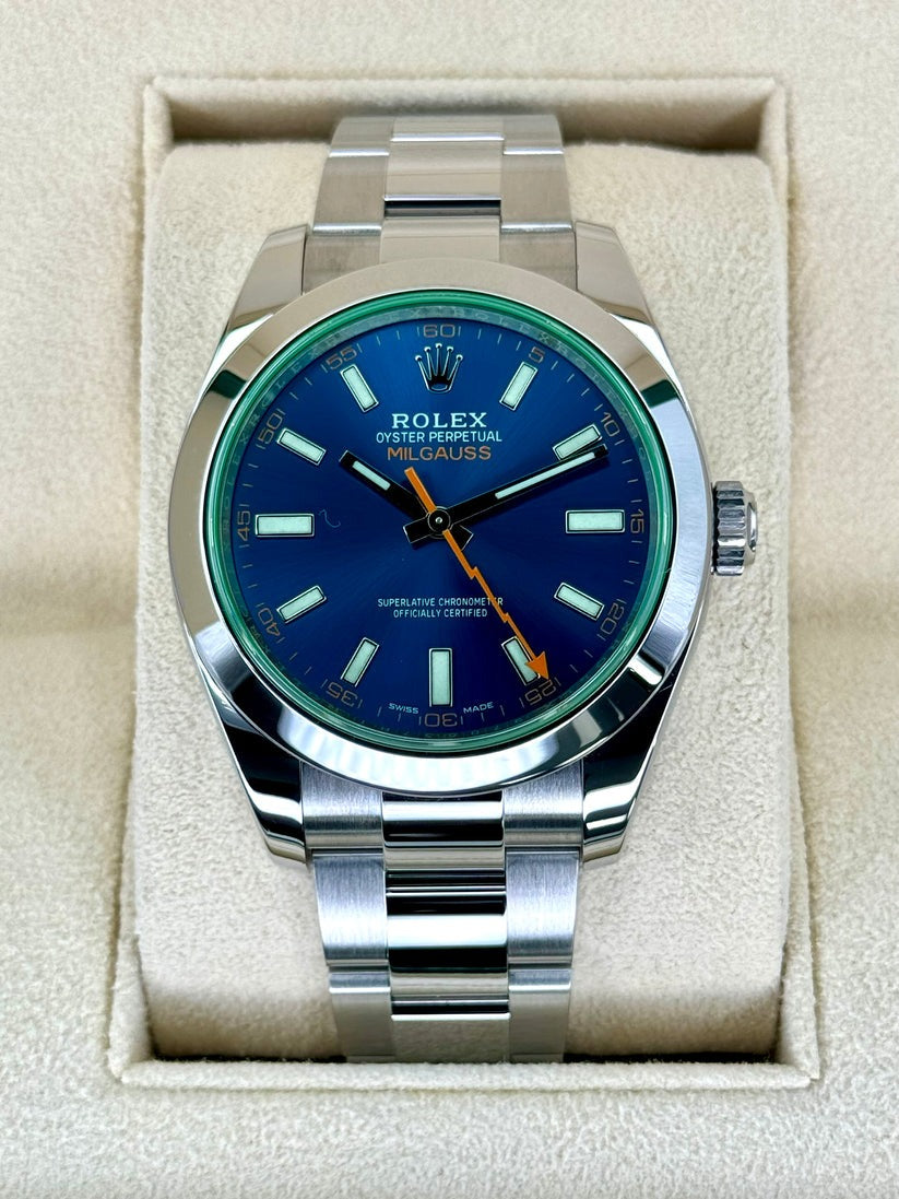 【1:1 Super Clone】  Milgauss Blue 116400gv 40mm Mens Watch