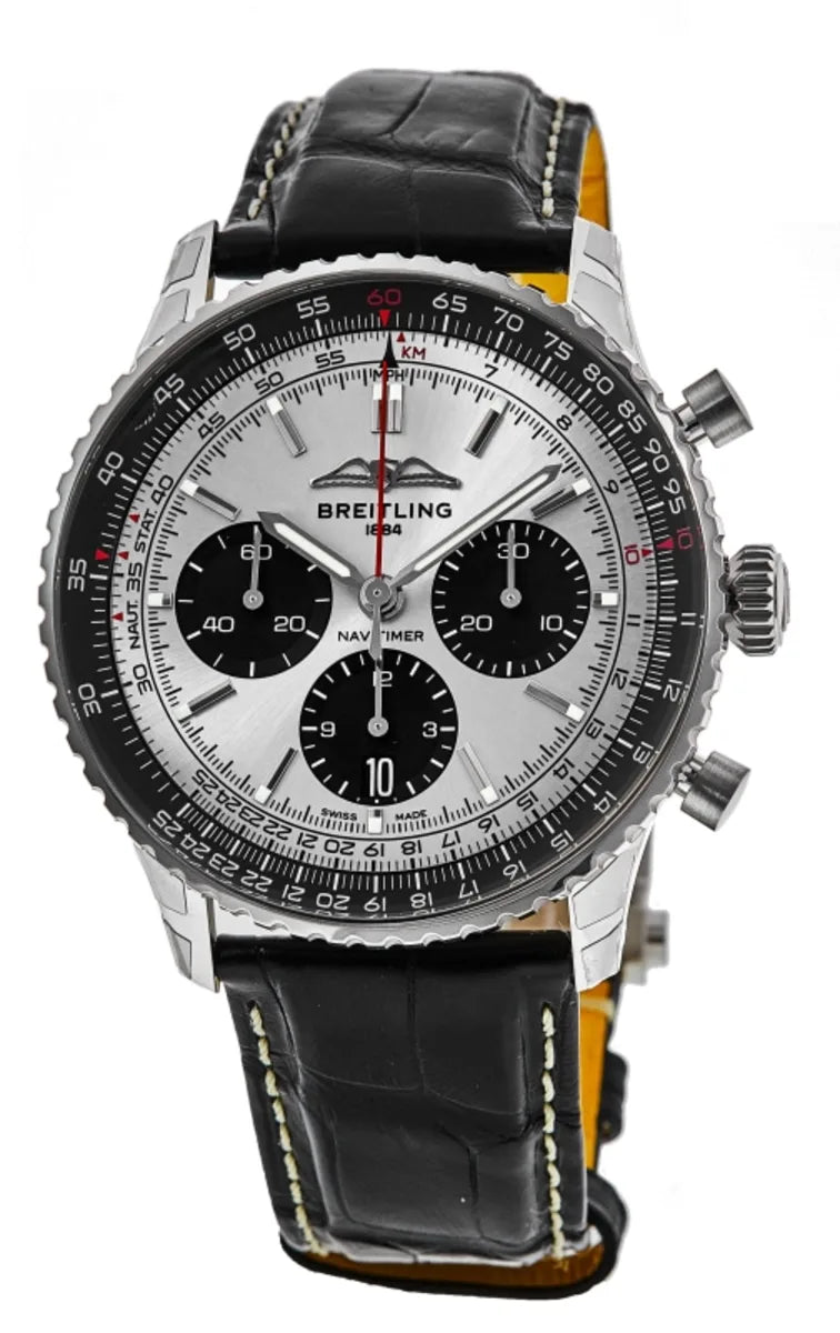 【1:1 Super Clone】Breitling AB0138241G1P1 Navitimer B01 Silver Dial