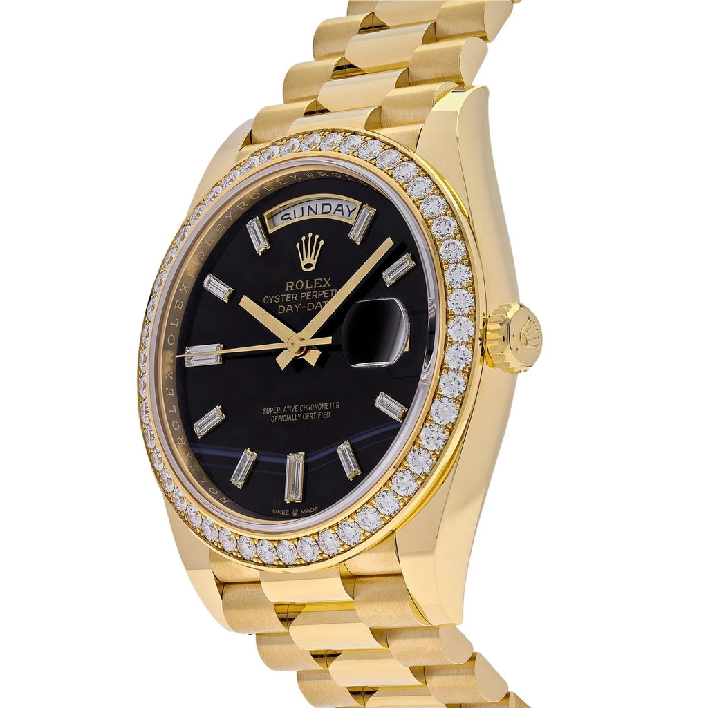 【1:1 Super Clone】 Day-Date 40mm Black Onyx Dial 228348RBR-0039