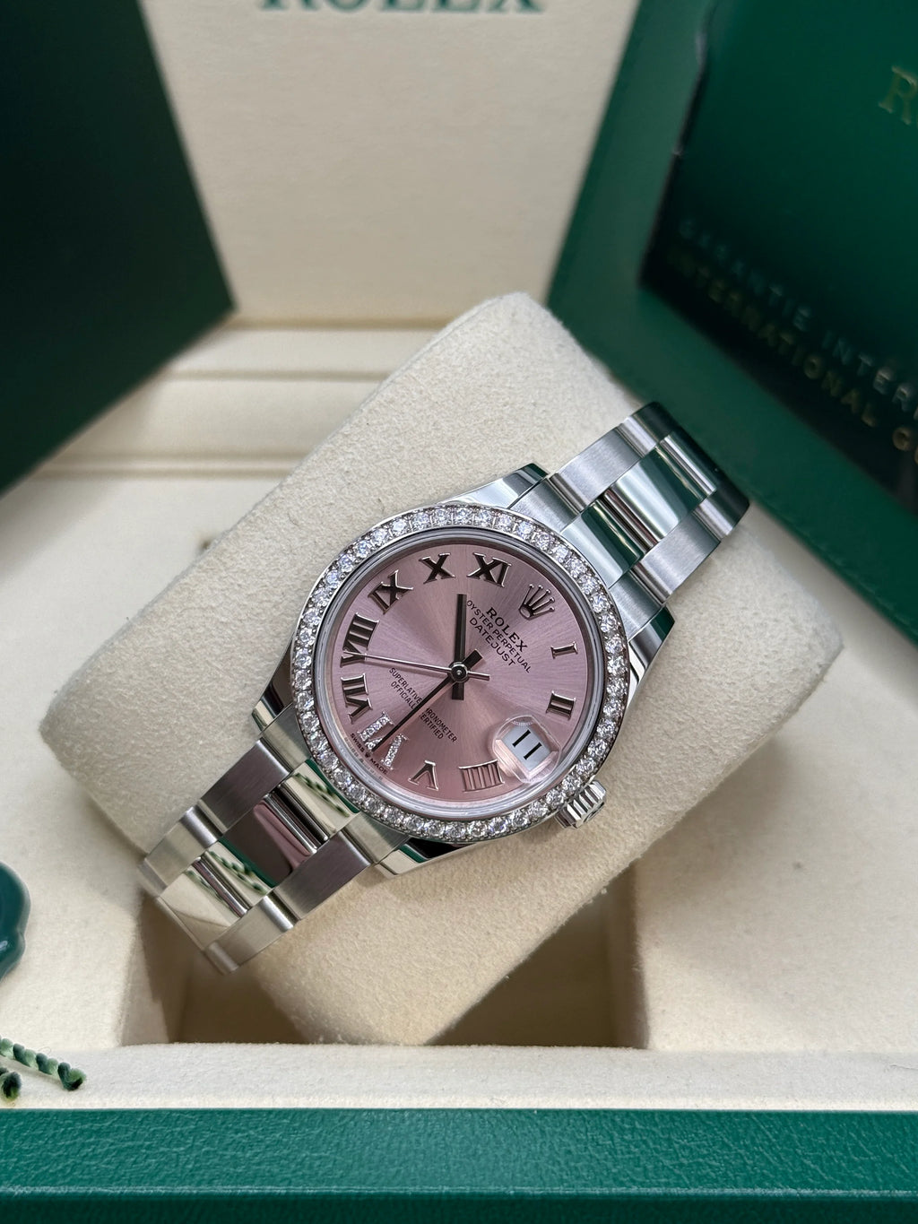 【1:1 Super Clone】 Datejust m278384RBR-0027/0028 Pink 31mm Dial Oyster Watch