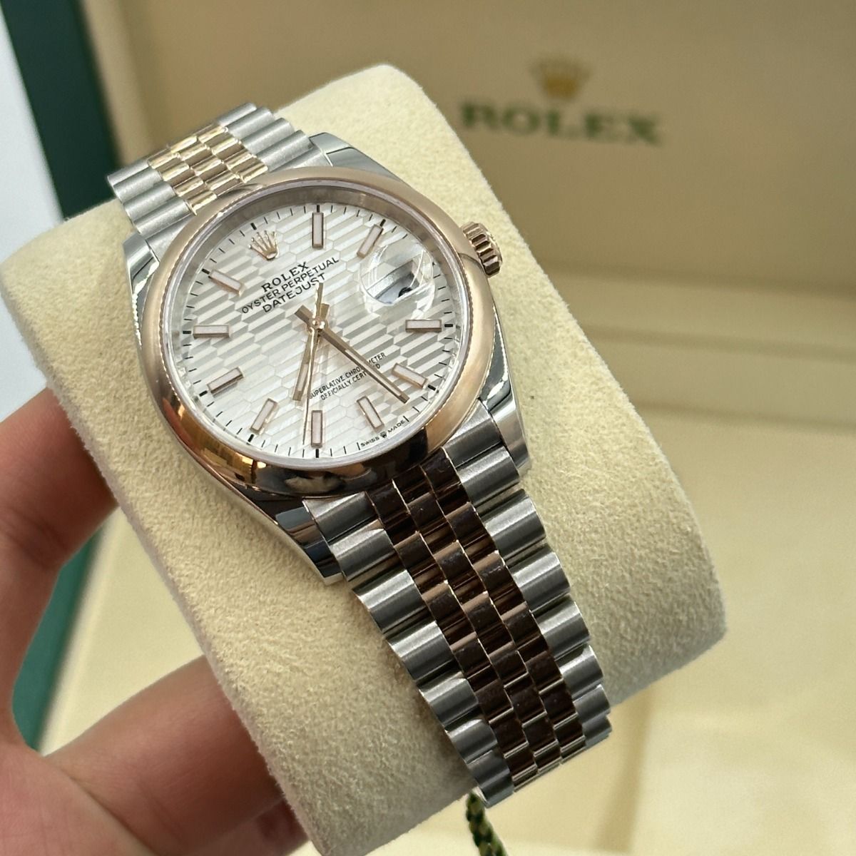 【1:1 Super Clone】  Datejust 36mm 126201 Silver Dial Oyster Bracelet Watch
