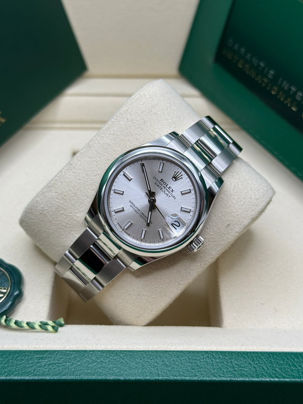 【1:1 Super Clone】 Datejust m278240-0005/0006 31mm  Silver Index Domed Bezel Oyster Oystersteel