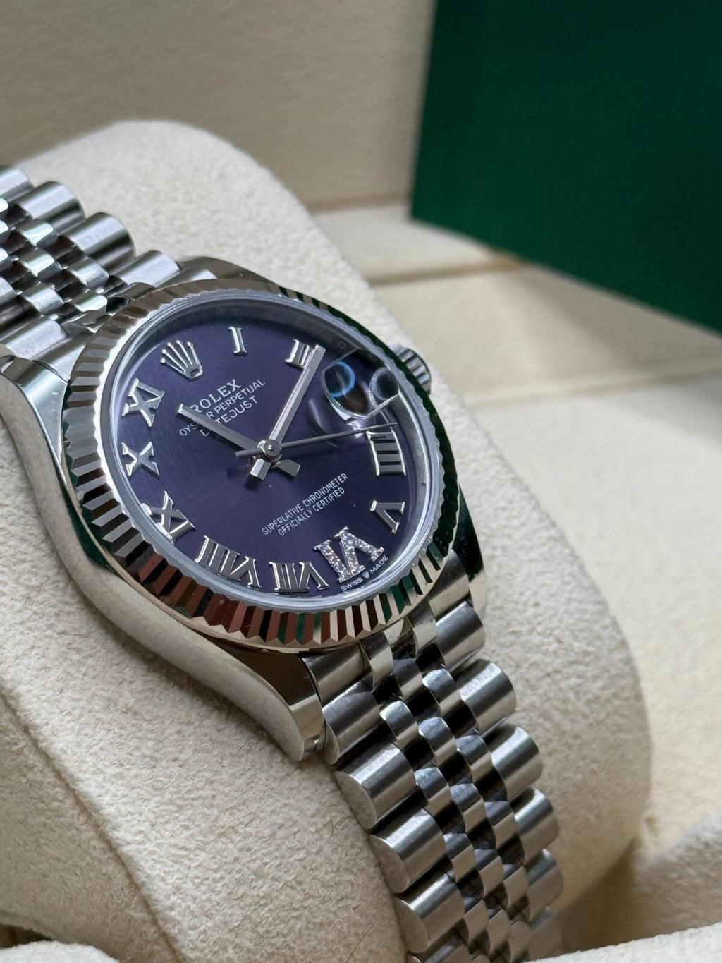 【1:1 Super Clone】 Datejust m278274-0025/0026 Aubergine 31mm Dial Oyster Watch