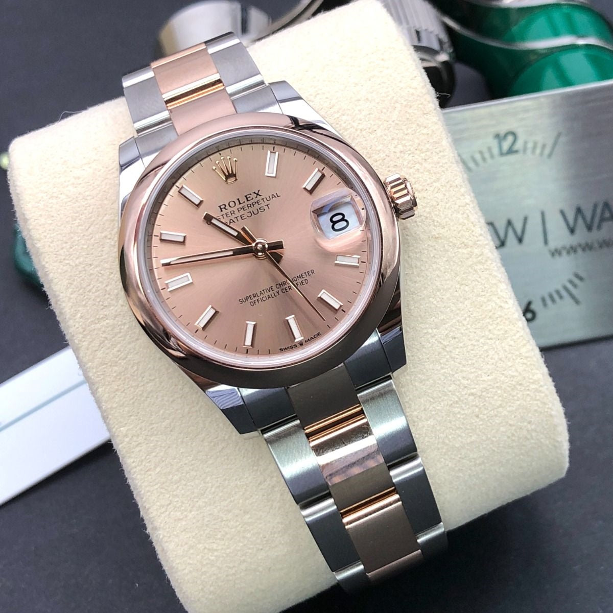 【1:1 Super Clone】 Datejust m278241-0009/0010 Rose 31mm Dial Oyster Bracelet Watch