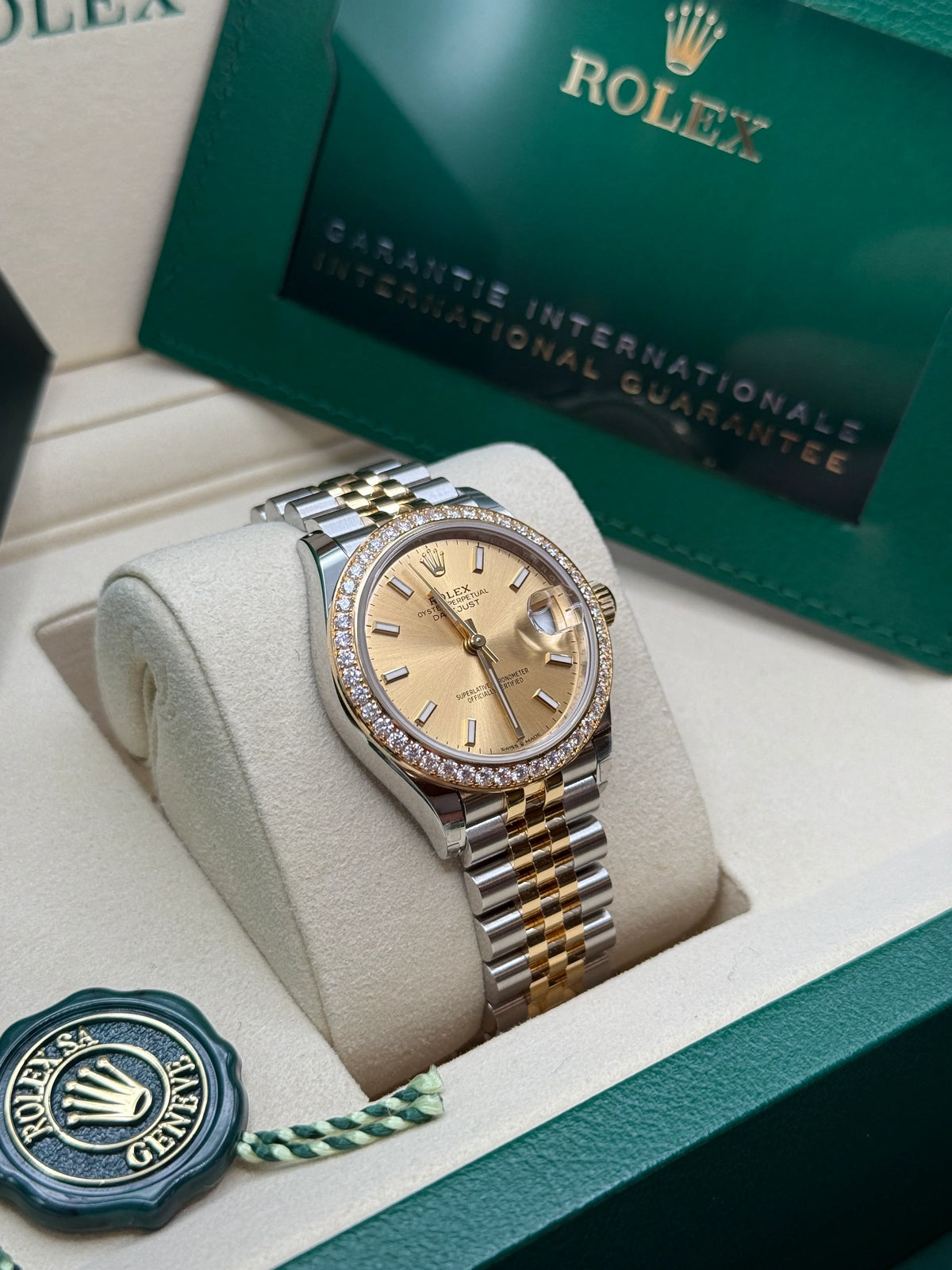 【1:1 Super Clone】 Datejust m278383-0013/0014  31mm Champagne Dial Oyster Bracelet