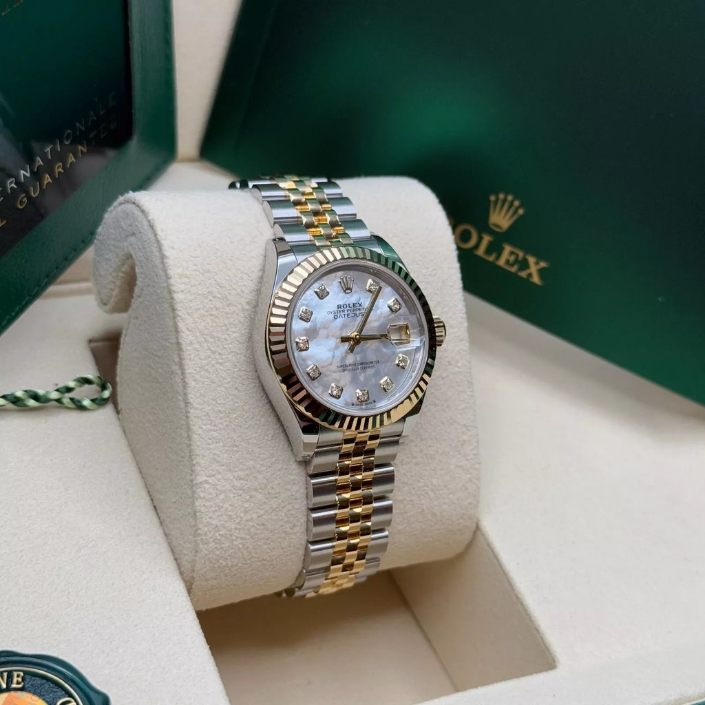 【1:1 Super Clone】 Lady-Datejust 28mm 279173 Mother of Pearl Diamond Dial Oyster Bracelet