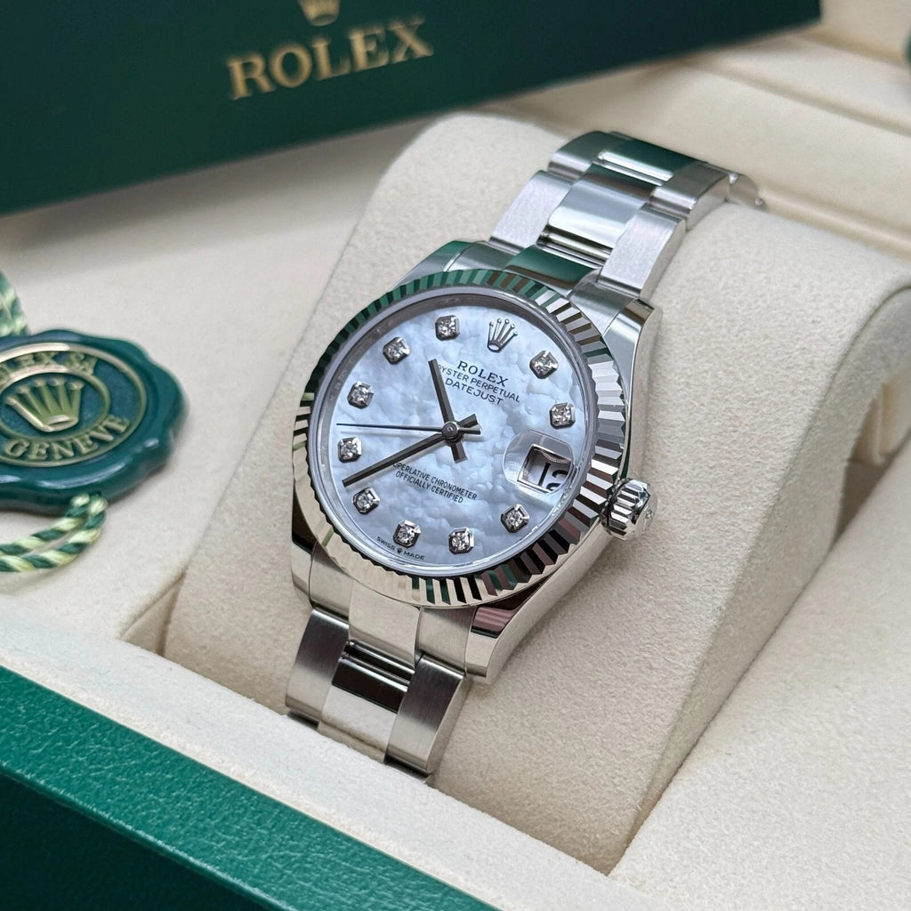 【1:1 Super Clone】 Datejust m278384RBR-0007/0008 Mother-of-Pearl 31mm Dial Oyster Watch